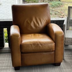 Leather Manual Recliner 