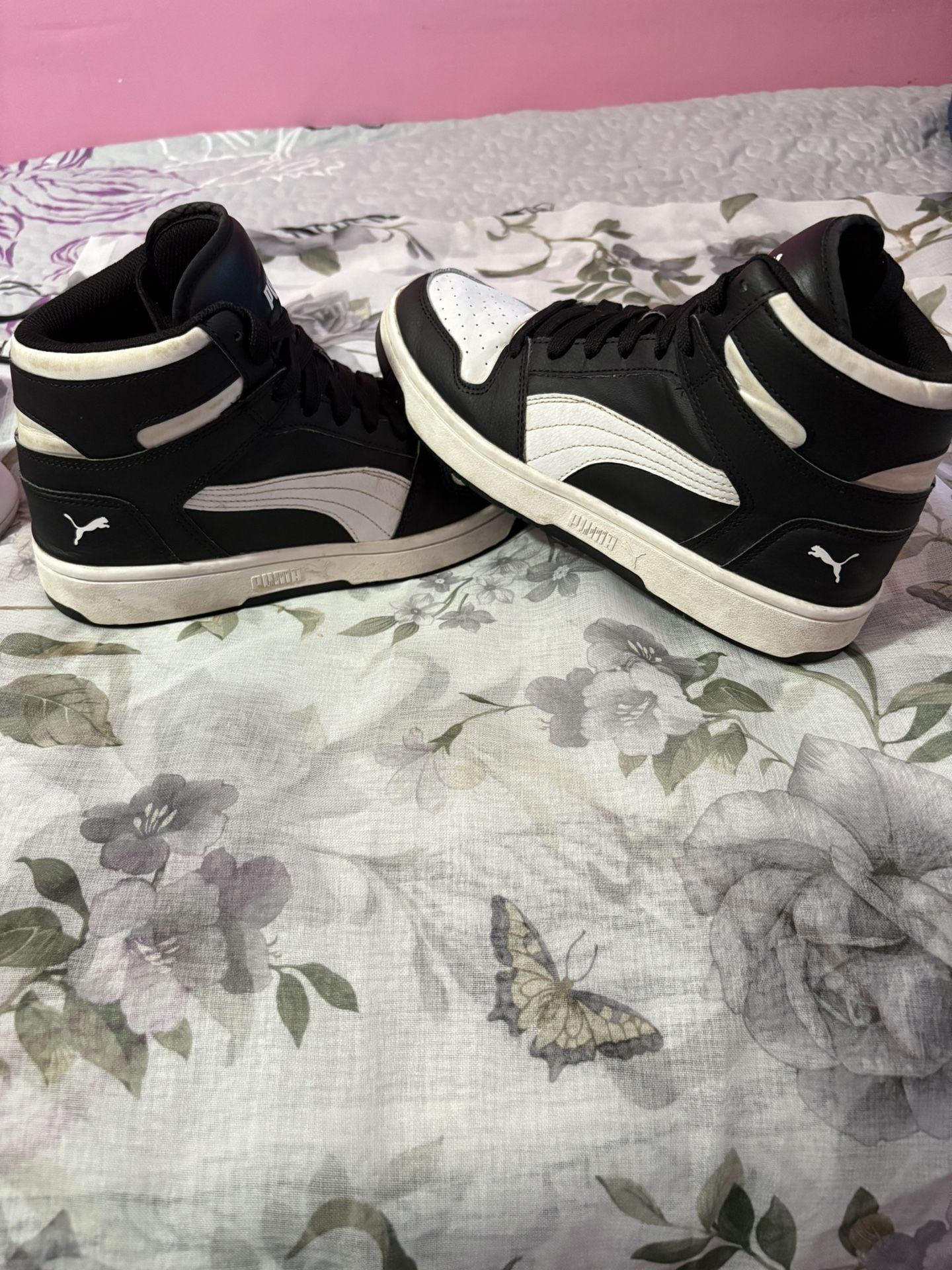 PUMA Black Shoes Unisex Size 7C