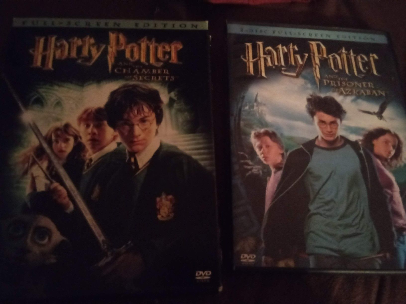 Harry Potter and the Chamber of Secrets and Potter and the Prisoner of Azkaban
