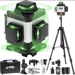 ZPD Laser Level with Tripod, 4 x 360 Self Leveling Laser Measuring Tool