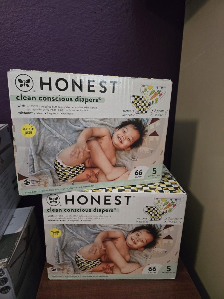 Honest Diapers Size 5
