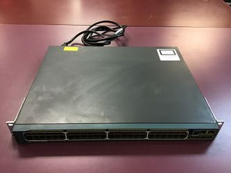 Cisco Catalyst 2906S PoE+ Switch, 48 Port Gigabit 370W, WS-C2960S-48LPS-L