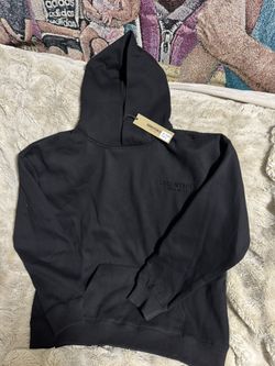 Black Essentials Hoodie Men’s Large