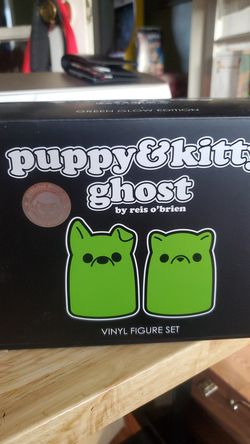 Puppy and kitty ghost