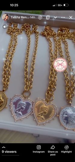 Gold Coin Necklaces