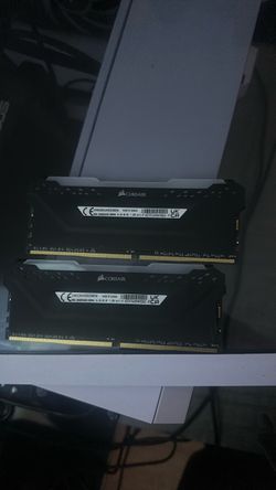 2x16 ddr4 Corsair vengeance rgb pro