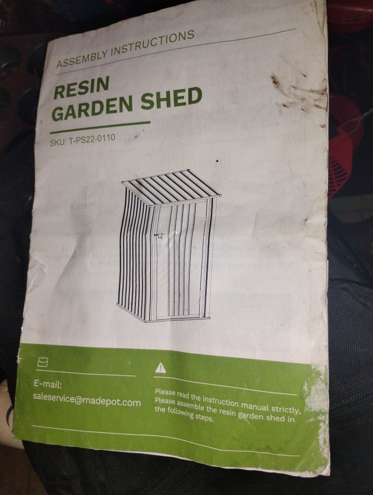 Resin Garden Shed
