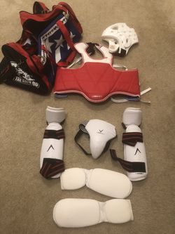 taekwondo sparring gear set