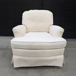 Cream Ribbed WOODMARK Original Accent Armchair