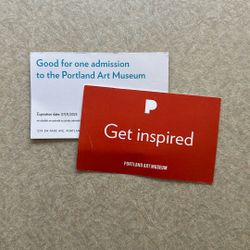 Portland Art Museum Admission 