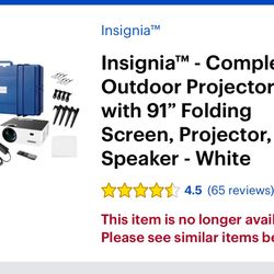Insignia Projector