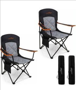Set  2 Oversized Hevy Duty  chairs for Camping