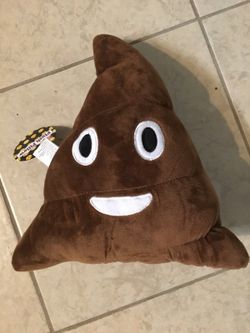 Poop Emoji Pillow