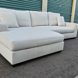 FREE DELIVERY!!! Pottery Barn "Big Sur" 2pc Sectional Couch ($5.3K Retail...SAVE BIG at 70%+ OFF!!!)