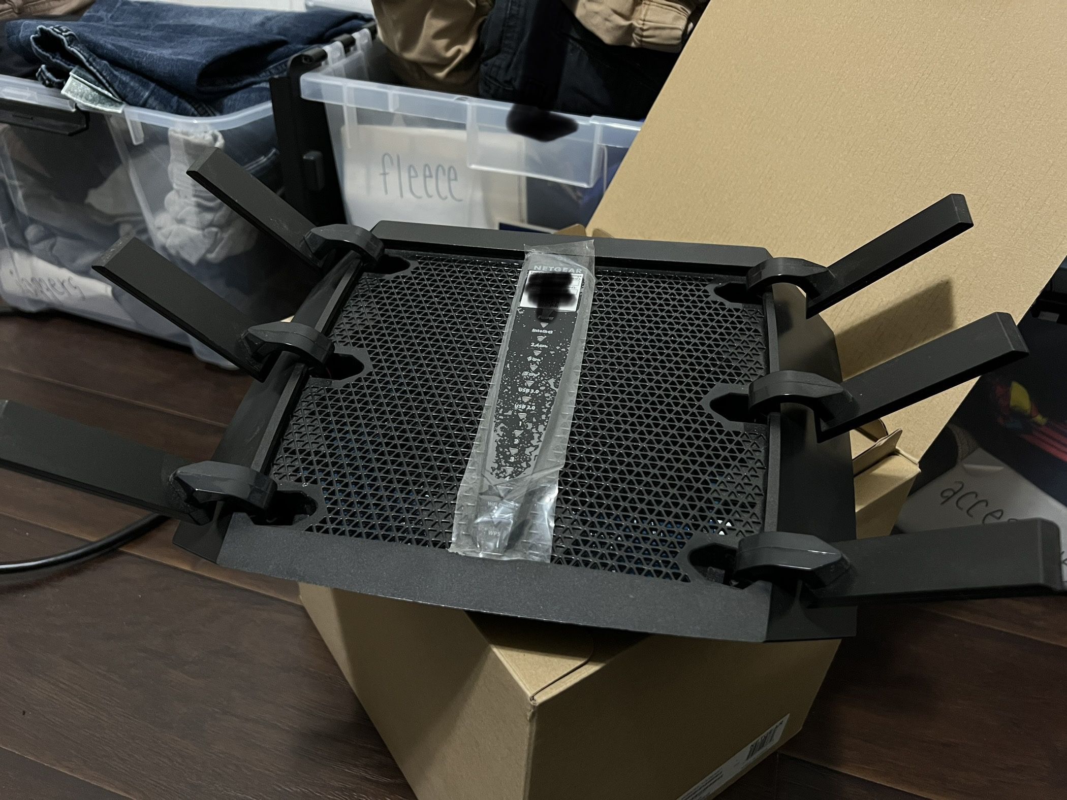 NETGEAR Nighthawk X6S Smart Wi-Fi Router (R8000P) - AC4000 Tri-band Wireless Speed