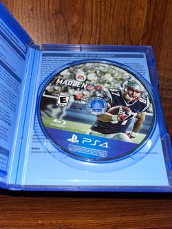 Blue PlayStation 4 & 5 PS5 PS4 Video Game Football Madden NFL 17