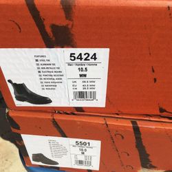 Worx Red Wing Men’s Steel Shank Safety Shoes Size 10.5