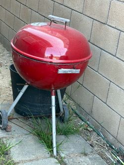 Red Kettle Charcoal Grill