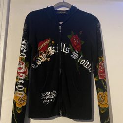 Vintage Ed Hardy Zip Up