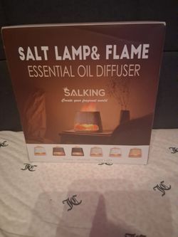 Salt, Lamp & Flame Essential Oil Diffuser