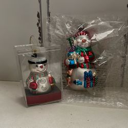 Handcrafted Blown Glass Ornaments Lot