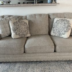 Couch and Oversized Chair 