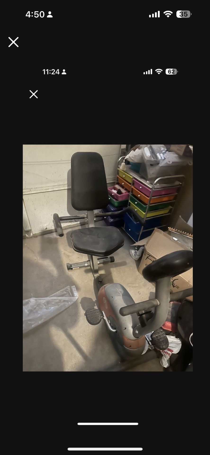 Exercise Bike $20