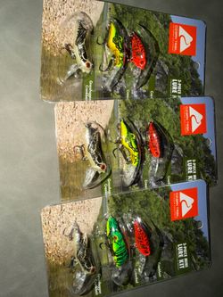 Ozark Trail 3-Piece Mini Creature Fishing Lure Kits