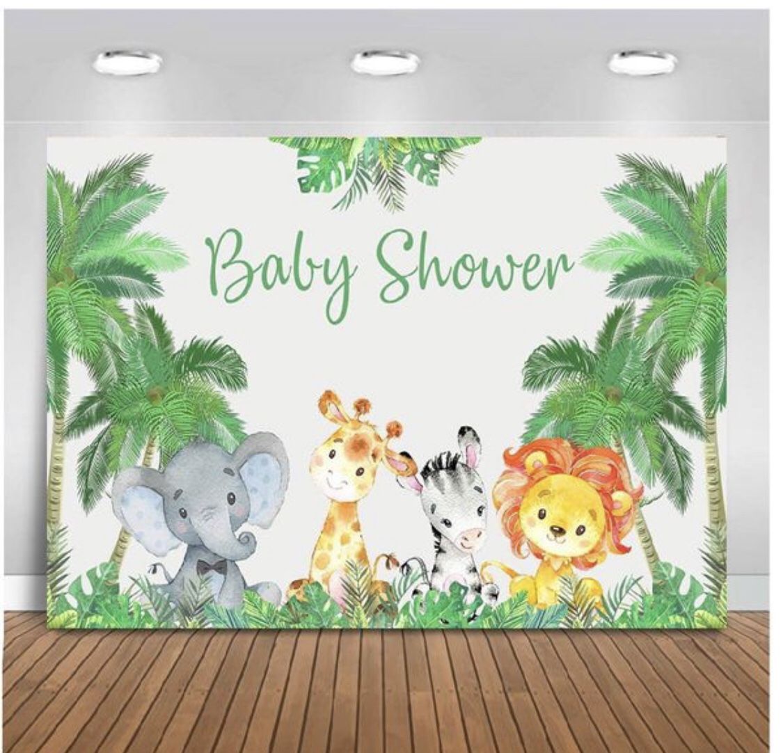 Safari Dessert table banner or photo banner