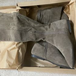 Lucky Brand Over The Knee Suede Boots 8