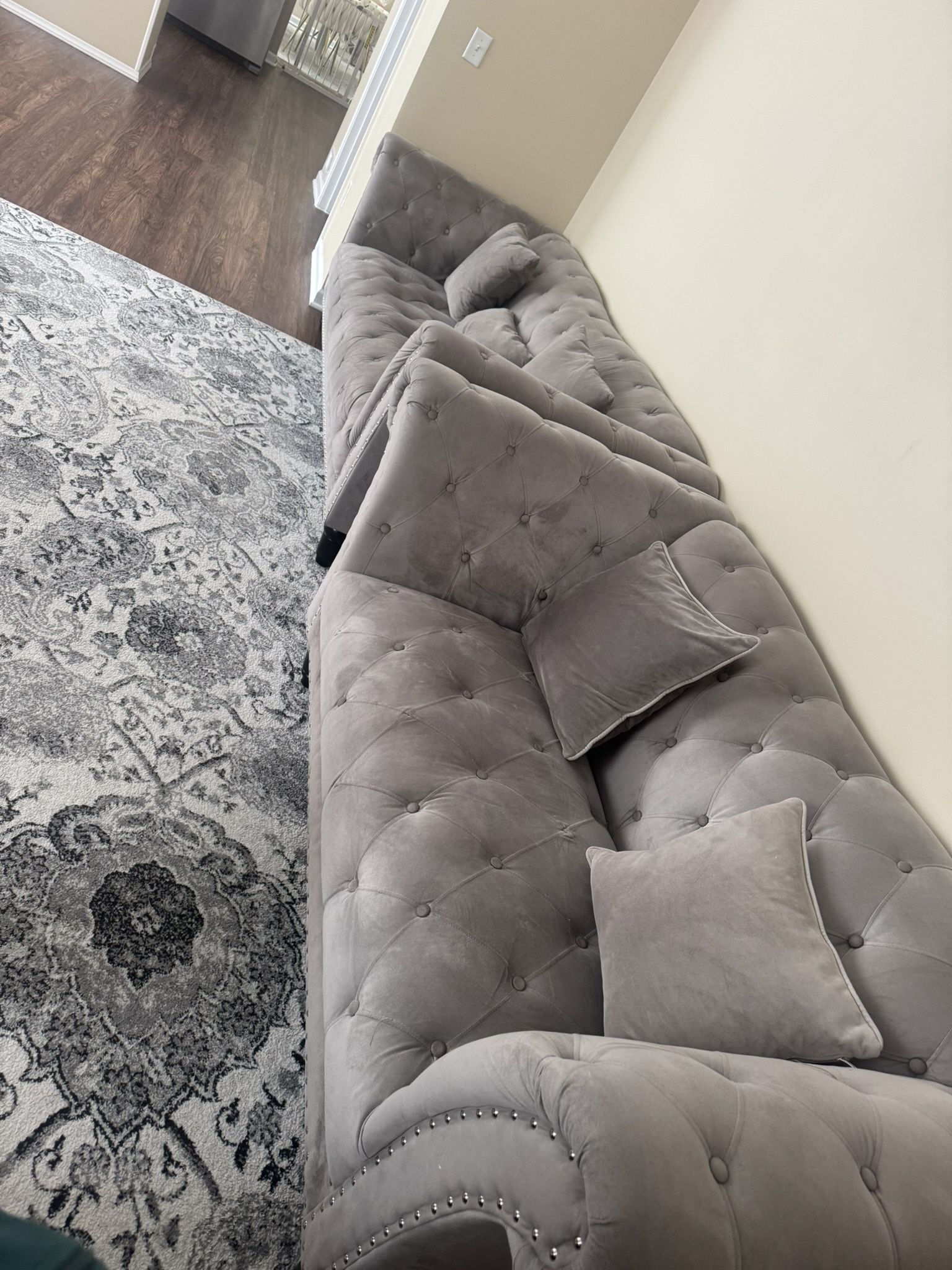 Grey 3 Sofas