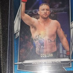 2026 Ufc Topps Justin Gaethje 009/299 