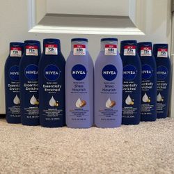 Nivea lotion 8.4 oz: $3 each