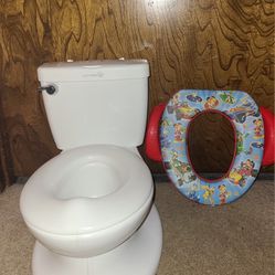 Kids Potty Training Toilet And Mickey Seat Cushion