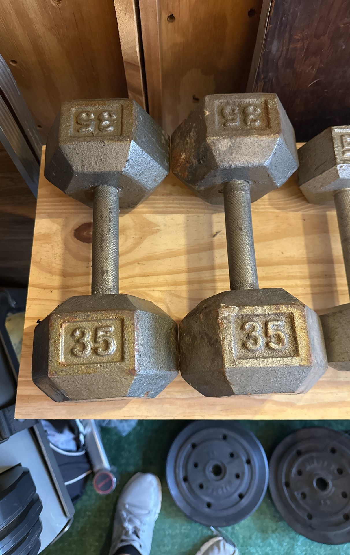 Dumbbells - Set Of 35lbs