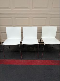 3 chairs used