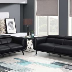 2 piece includes Sofa+Loveseat, optional matching chair add on