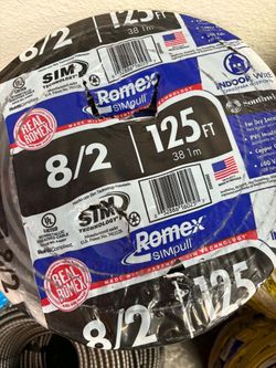 New Romex wire 8/2