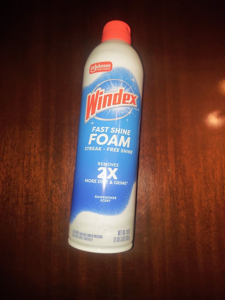 Windex Fast Shine Foam,  streak-free Shine