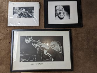 Jazz Blues Art Photography Of Louis Armstrong Satchmo Framed