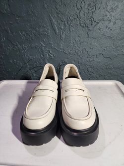 Black And White Loafers