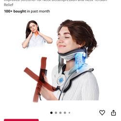 Cervical Neck Traction Device: Neck Stretcher for Cervical Pain Relief No Remote