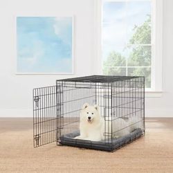 Folding Dog, Cat,  Animal Crate, 42" L X 28.5" W X 30.4" H