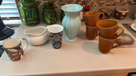 Assorted Cups and Vases