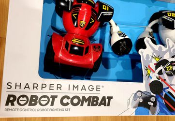 Sharper Image Remote Control (RC) Robot Fighting Set Multiplayer