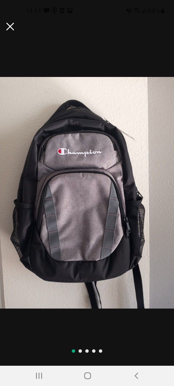 New With Tags Champion Backpack