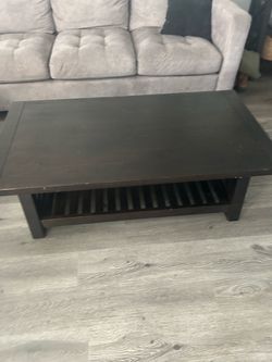 Coffee table and side tible