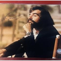 BAS COA MARTIN SCORSESE SIGNED 8x10 PHOTO BECKETT