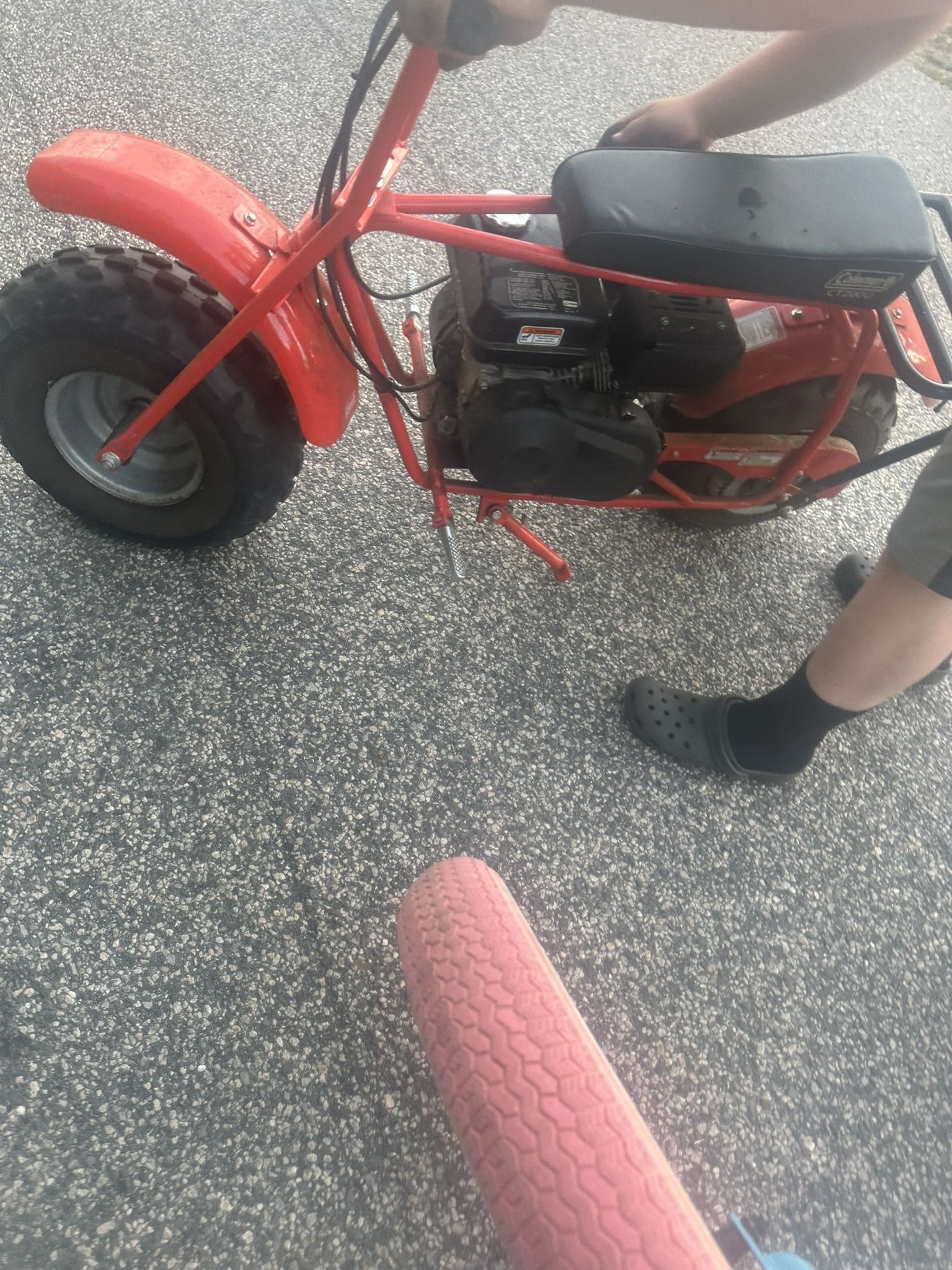 mini bike coleman ct200u