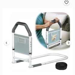 Bed Rails for Elderly Adults Safety with Motion Light Adjustable Bed Assistance